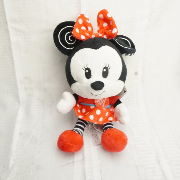 KIDS PREFERRED plush  Disney Baby Minnie mouse High Contrast Crinkle Plush Toy - Picture 1 of 10